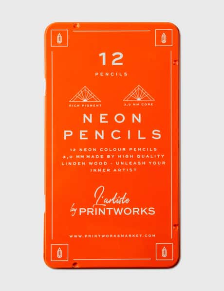 Printworks 12색 색연필 - 네온