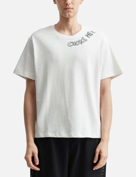 White Choke Me T-Shirt view 11