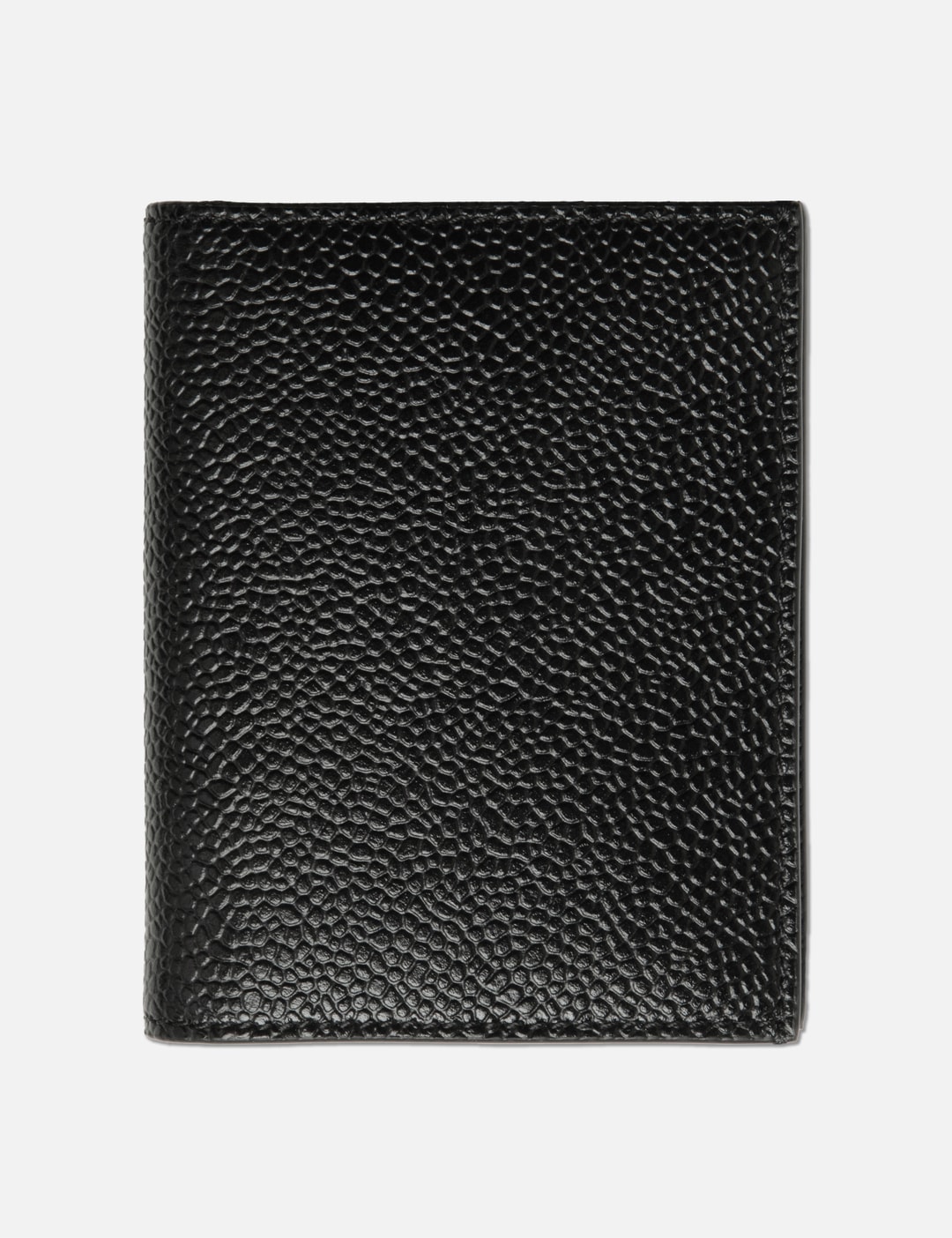 Pebble Grain Leather Double Cardholder