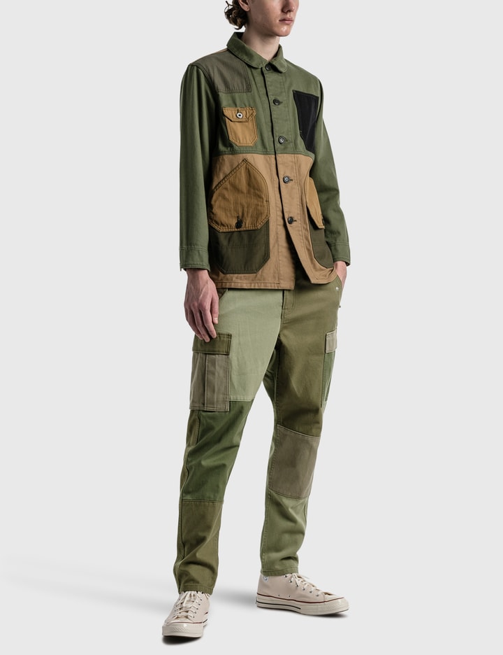 Patchwork Coverall Rinse Khaki Placeholder Image