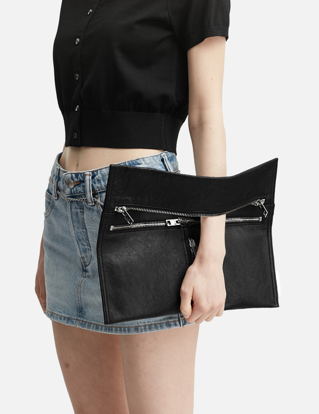 Medium Calfskin Geo Bag view 18