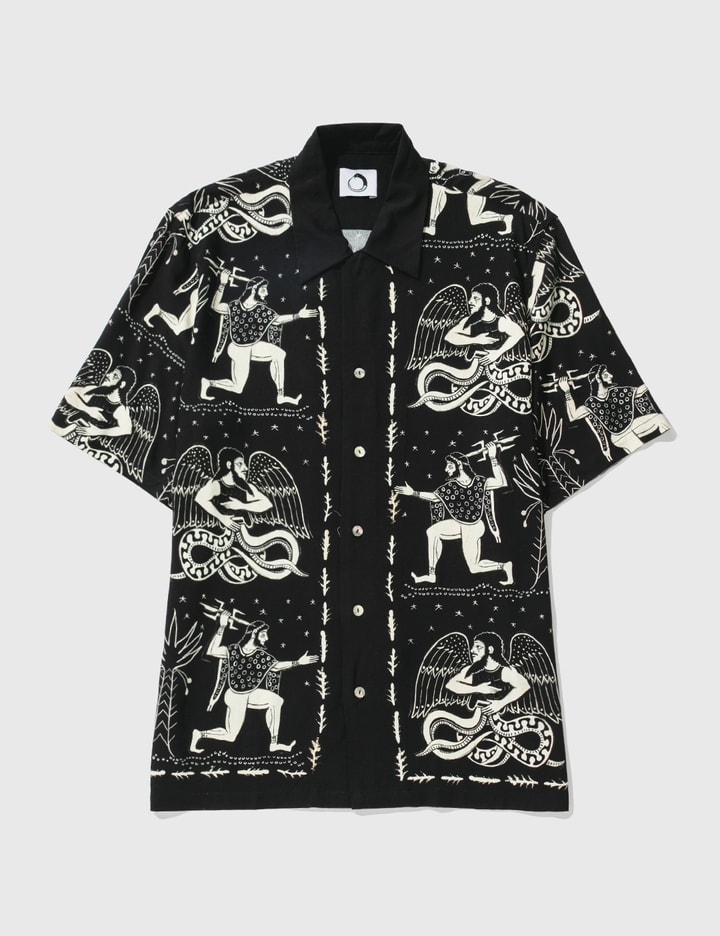 타이푼 블랙 숏 슬리브 셔츠 Placeholder Image