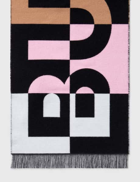 Burberry Multicolor Football Scarf HBX
