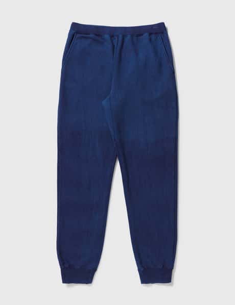 BLUE BLUE JAPAN Indigo Tezome Sweatpants