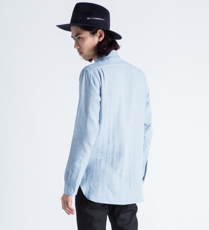Light Indigo Roy Hidden Pocket Shirt Placeholder Image