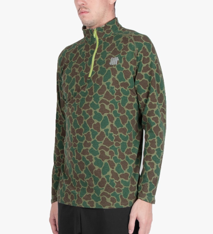 Olive Camo Technical Half Zip Jacket Placeholder Image