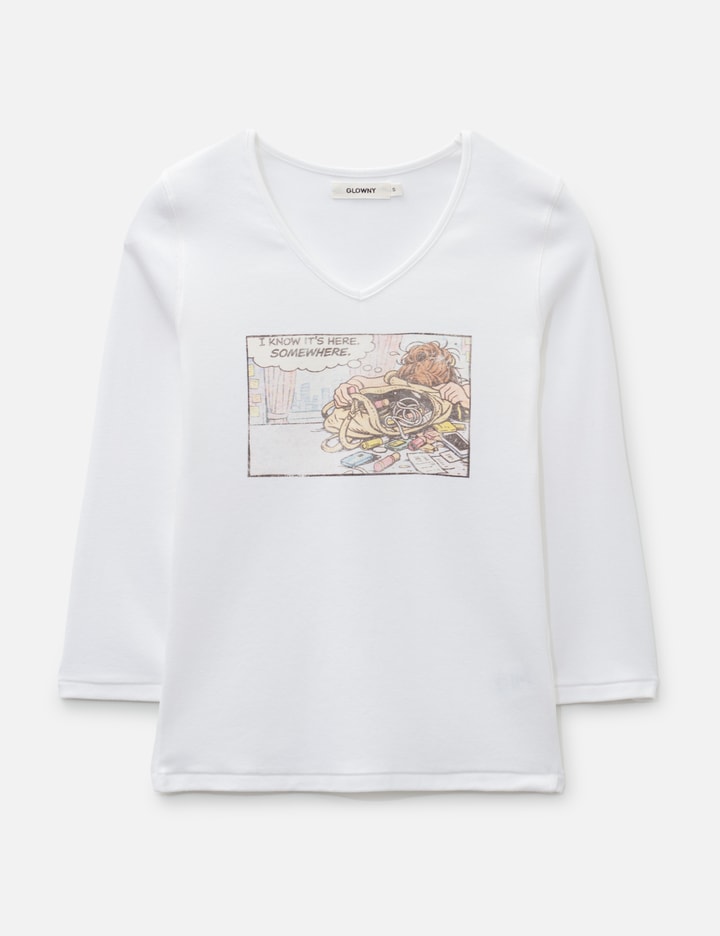 Glowny Lost Girl V Neck 3/4 Sleeve