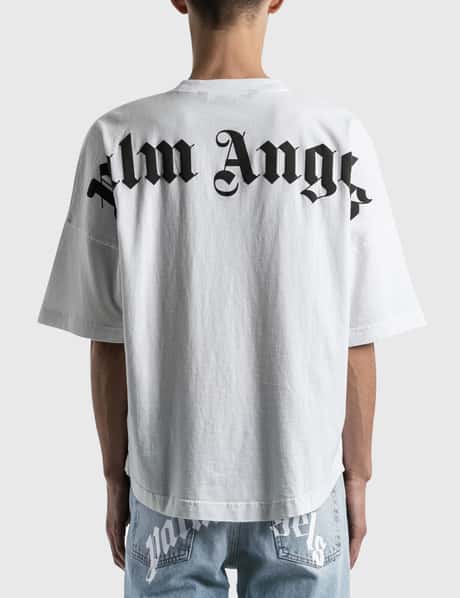 Palm Angels Classic Logo Print T-Shirt Black for Men