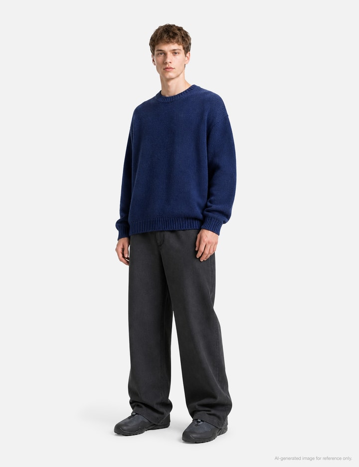 Moondal 15 Classic Round Knit In Navy