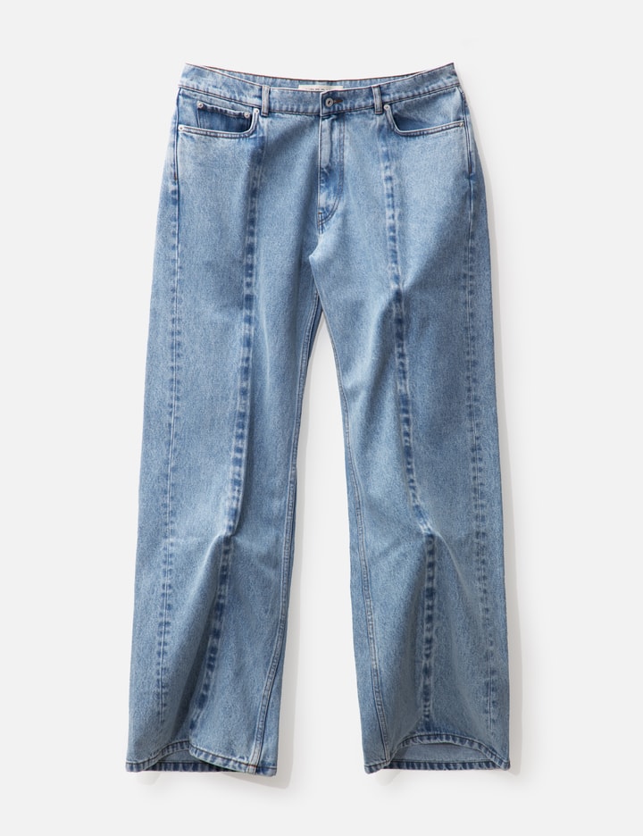 Y/project Evergreen Wire Jeans In Blue