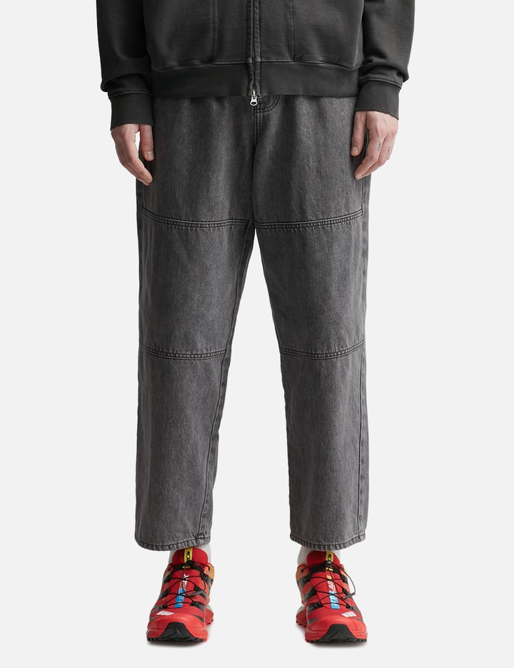 DOUBLE KNEE DENIM PANTS Placeholder Image