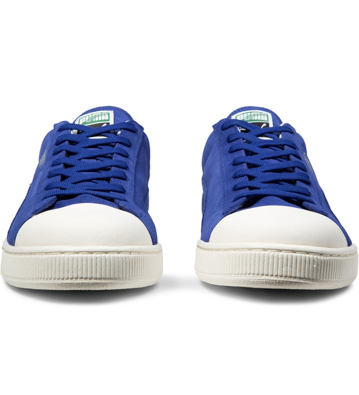Puma Whisper White/Mazarine Suede Rubber Toe Shoes