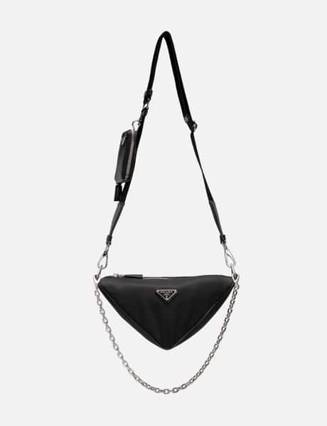 Prada Leather Triangle Shoulder Bag