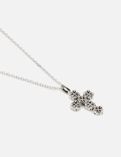 Maltese-Cross Quadruplets Cross Pendant Necklace view 9