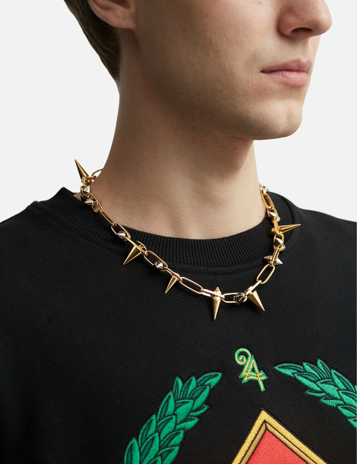 BOLD SPIKE NECKLACE Placeholder Image