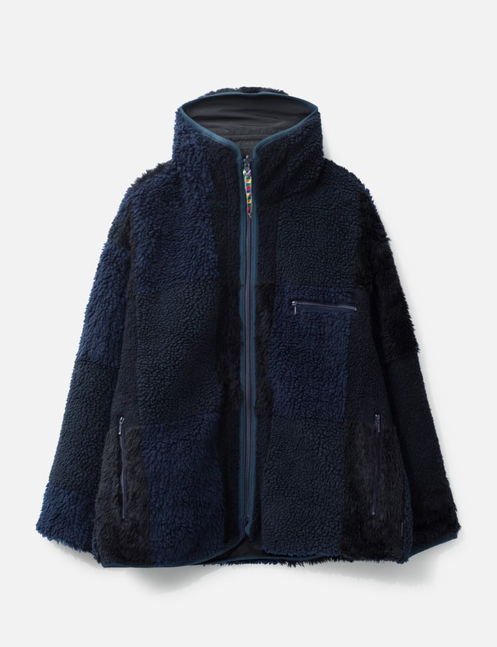 is-ness Reversible Fleece Nylon Jacket