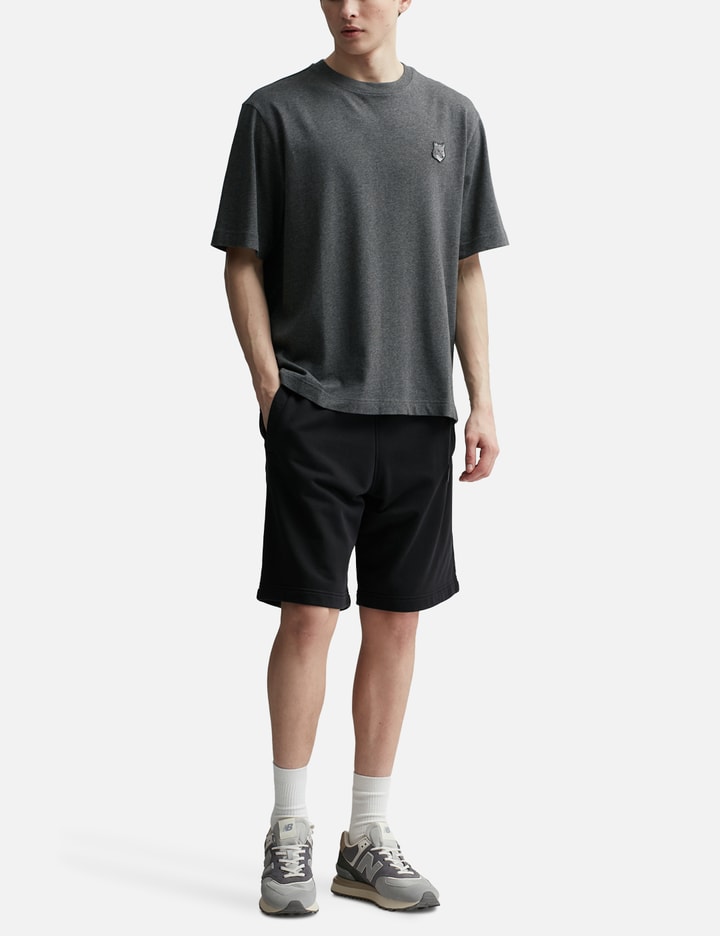 Maison Kitsuné Bold Fox Head Patch Oversize T-shirt In Grey