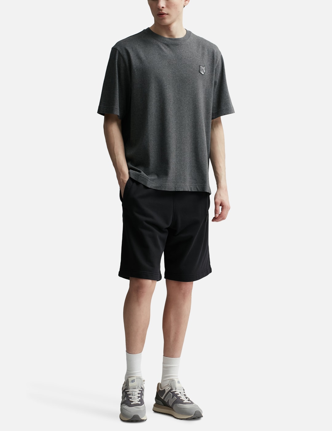 Bold Fox Head Patch Oversize T-Shirt view 15