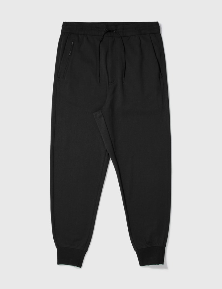 Y-3: Black Cuffed Sweatpants