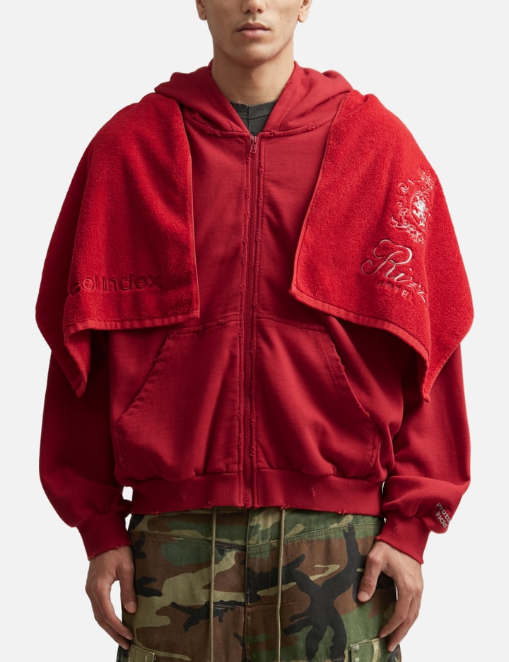 Protocol-Index Terry Towel Zip Hoodie