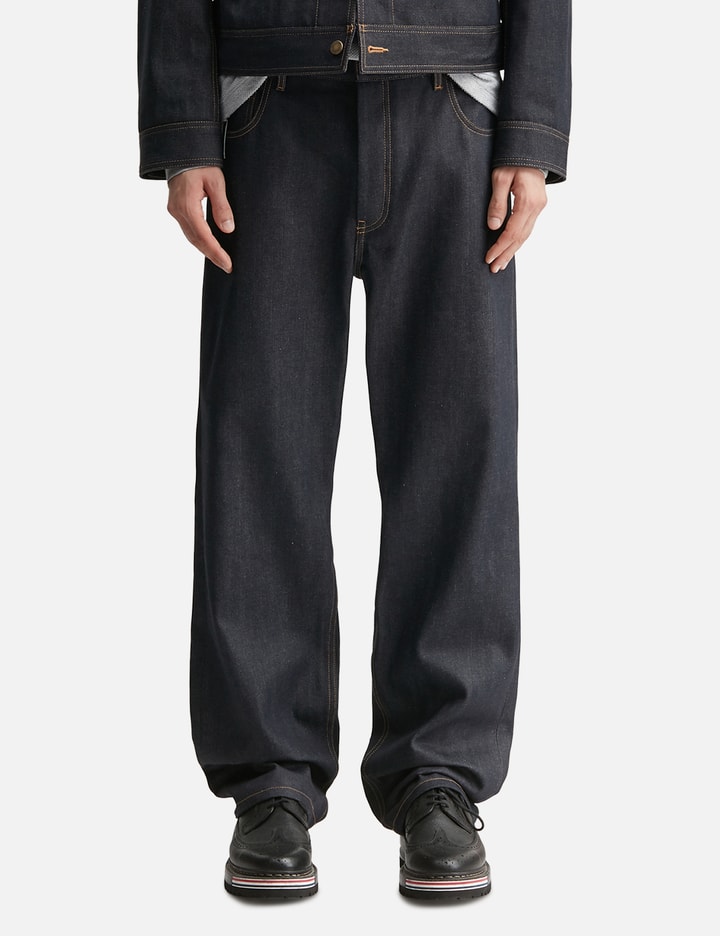 Selvedge Denim Backstrap Trouser view 3