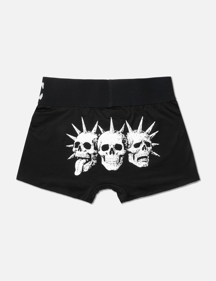 Thought We Friends "Zane" Printed Boxer Briefs In Black