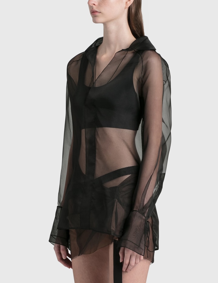 Oversized Sheer Pullover Shirt Placeholder Image