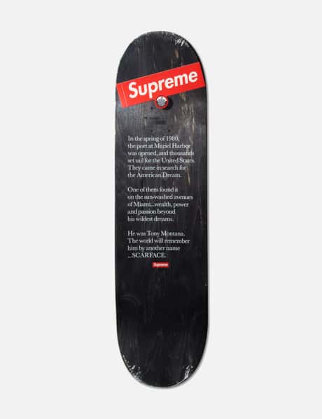 Supreme - SCARFACE SHOWER SKATEBOARD DECK | HBX - Globally Curated  