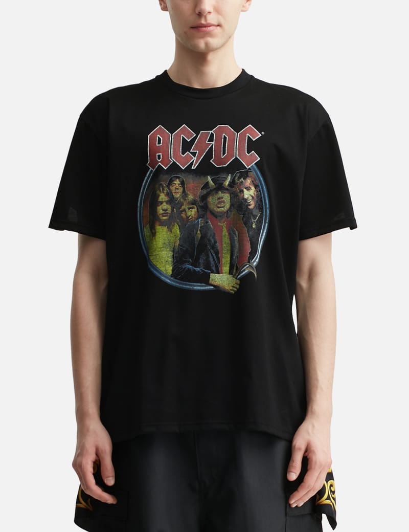 2025SSJUNYA WATANABE MAN AC/DC Tシャツ Lサイズ
