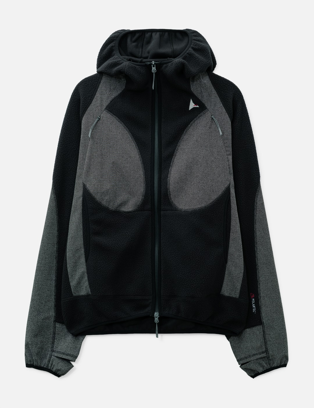Roa Ocular Polartec Thermal Pro Zip Up Hoodie In Black/黑色/블랙/ブラック