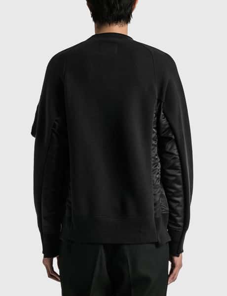 Sacai - スポンジスウェット MA-1 プルオーバー | HBX