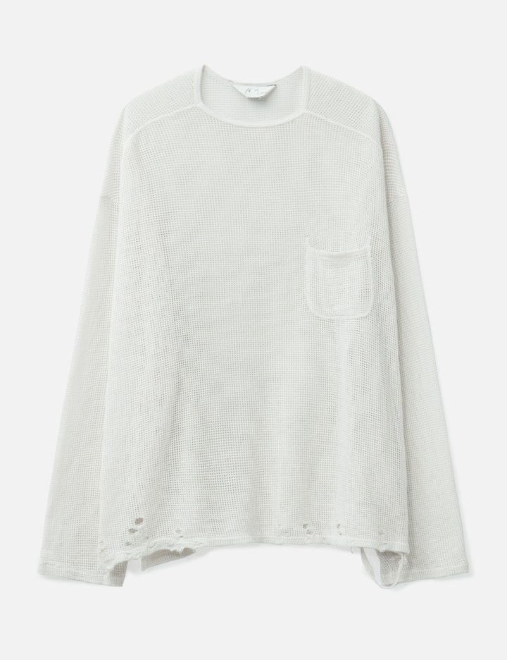 Dyed Mesh Long Sleeve T-shirt Placeholder Image