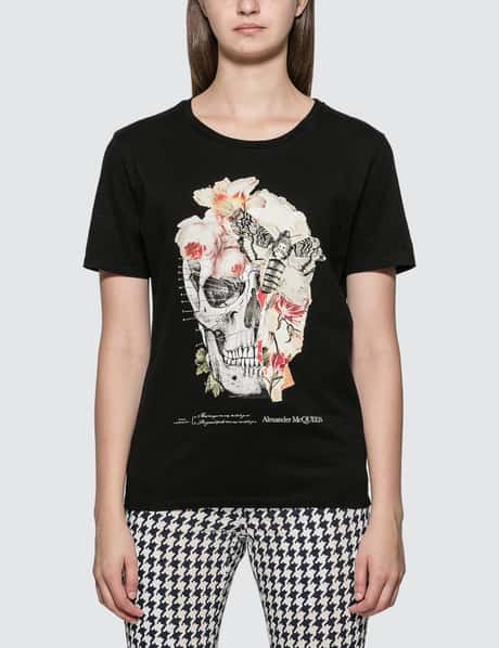 Alexander McQueen Floral Skull Print T-shirt HBX