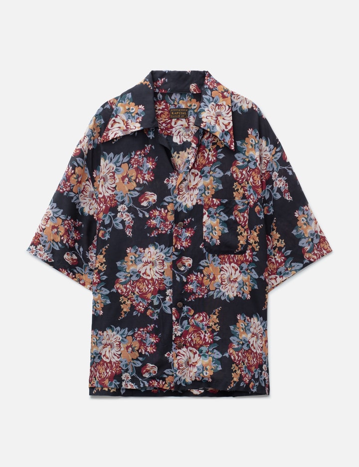 Kapital Silk Rayon Champetre Maria Pattern Aloha Shirt