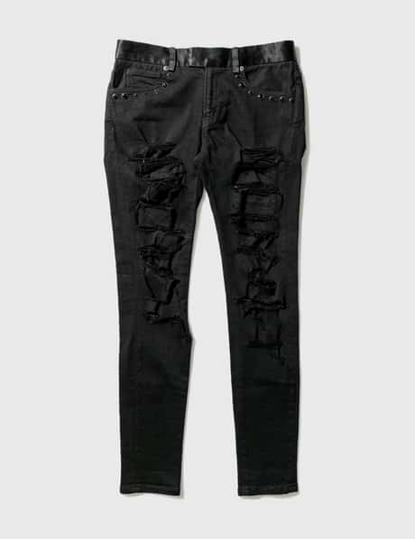 Undercover Undercover Distressed Slim Fit Pants