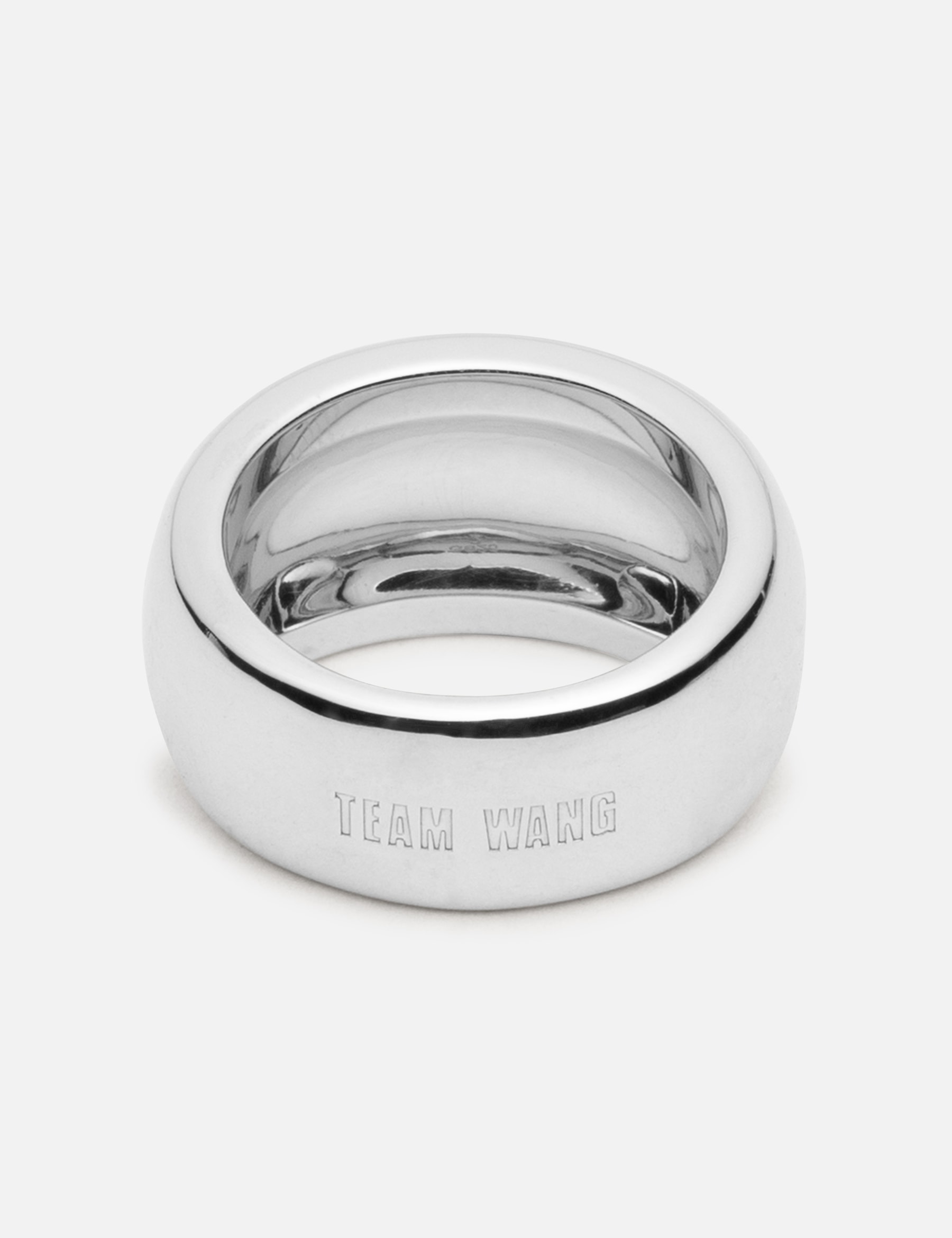 THE ORIGINAL 1 Wide Band Silver Ring view 8