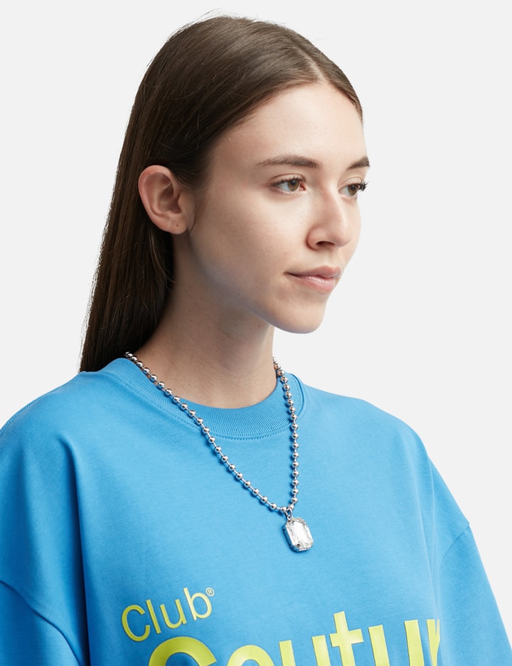 BALL CHAIN WITH SOLO WHITE CRYSTAL Placeholder Image