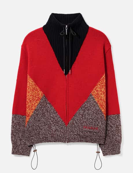 Marni Wool-Cashmere Jacket With "M" Detail