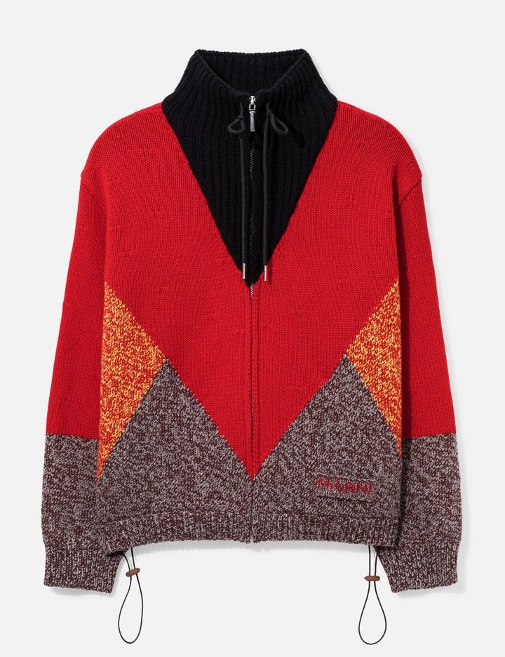 Marni Wool-Cashmere Jacket With "M" Detail