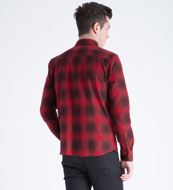Red Freeman L/S Flannel Shirt Placeholder Image