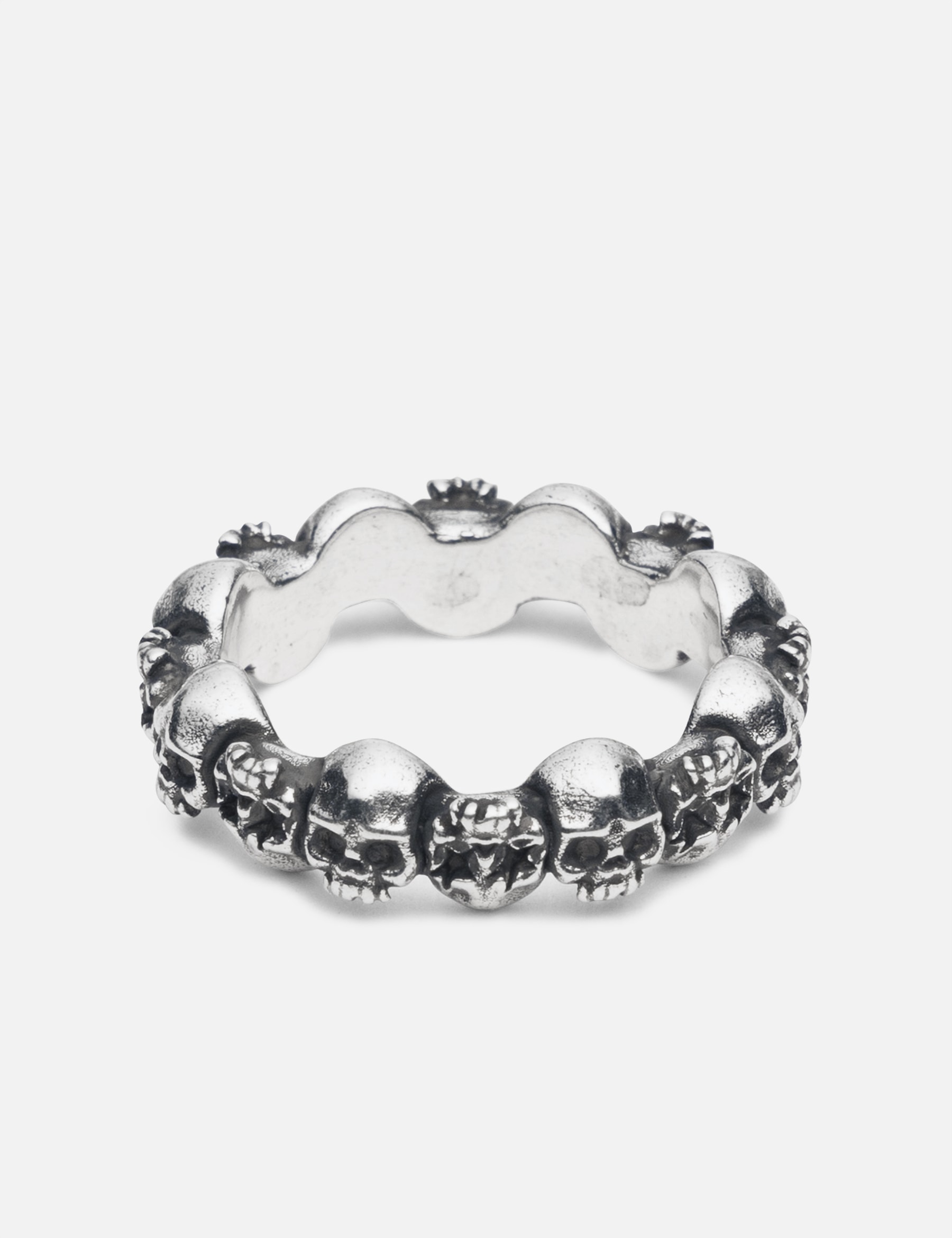 Stacked Skull Ring view 11
