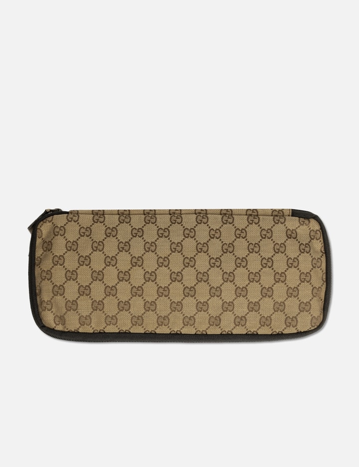 Shop Gucci Monogram Travel Bag In Brown