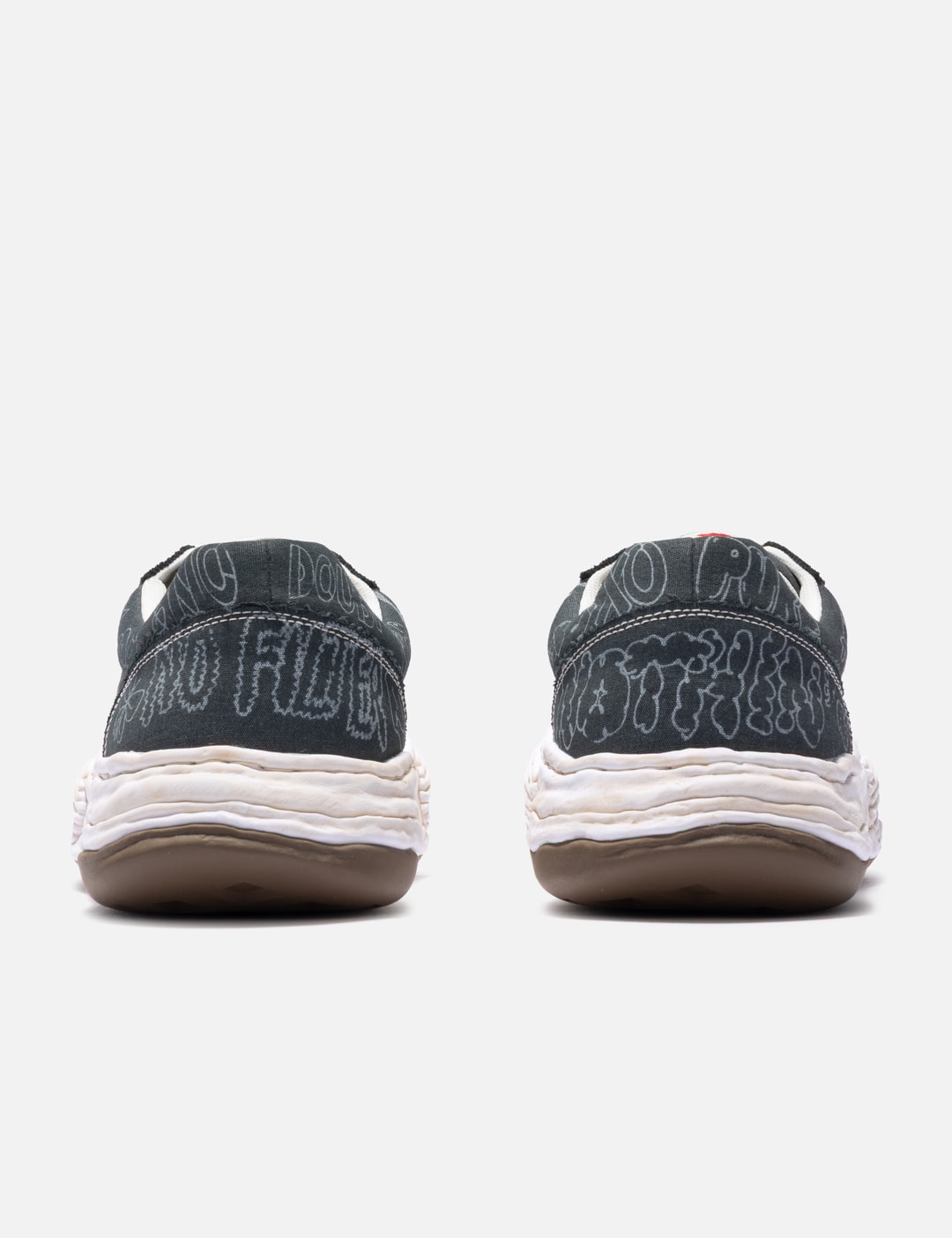 "OLIVER" OG Sole Graffiti Printed Canvas Low-Top Sneaker view 10