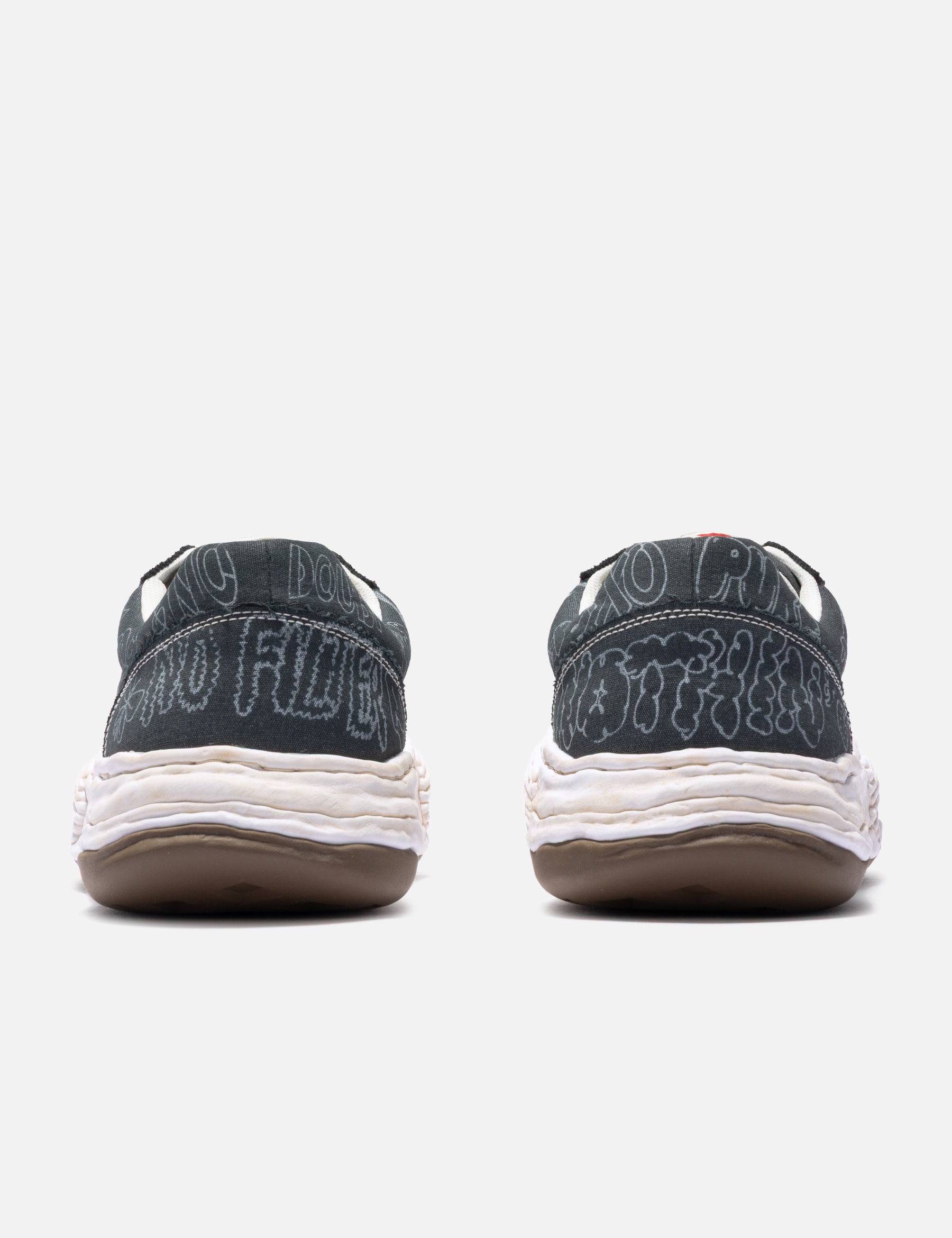 "OLIVER" OG Sole Graffiti Printed Canvas Low-Top Sneaker view 15