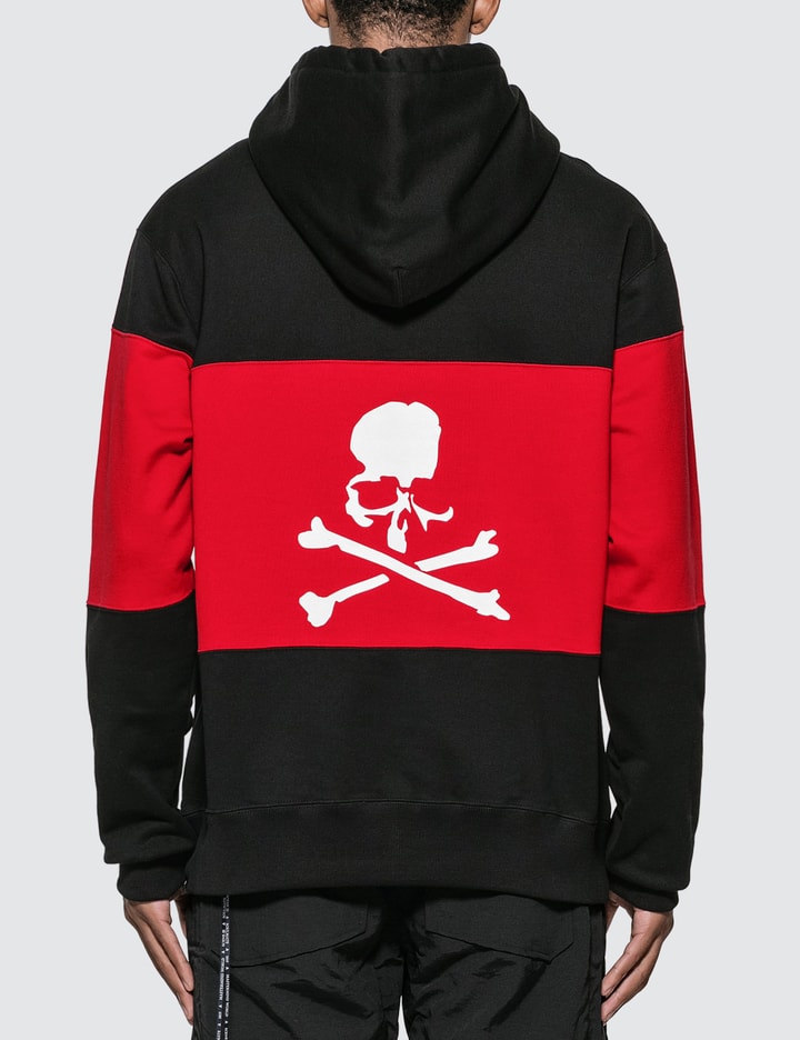 Paneled Hoodie With Logo Print Placeholder Image