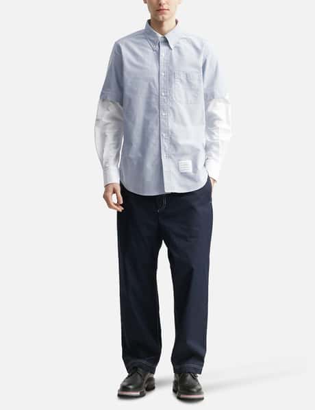 Oxford Stacked Sleeve Shirt view 14