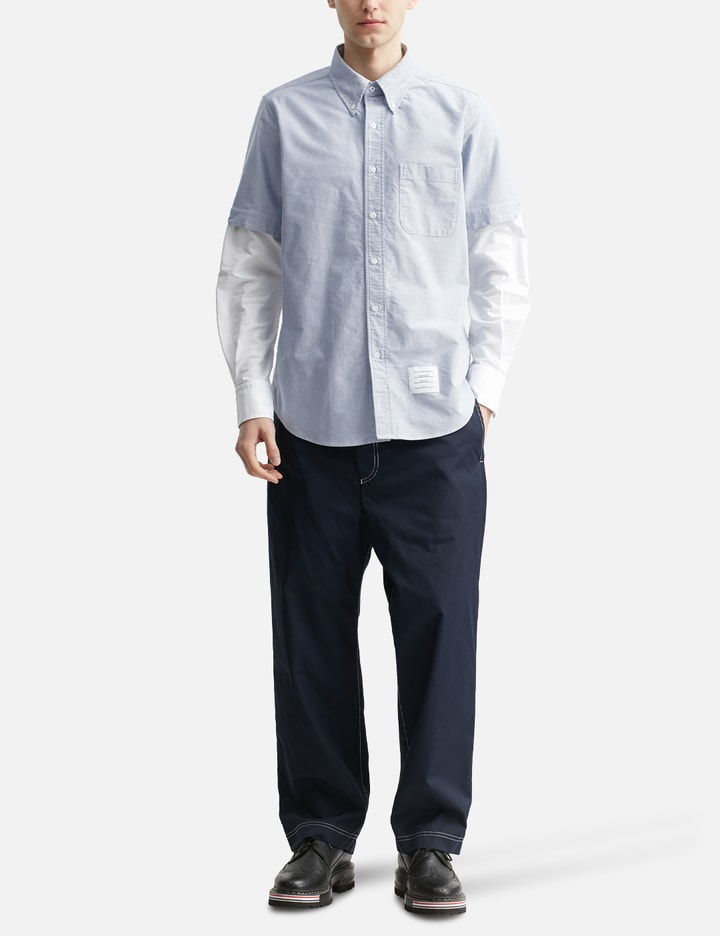 Oxford Stacked Sleeve Shirt Placeholder Image