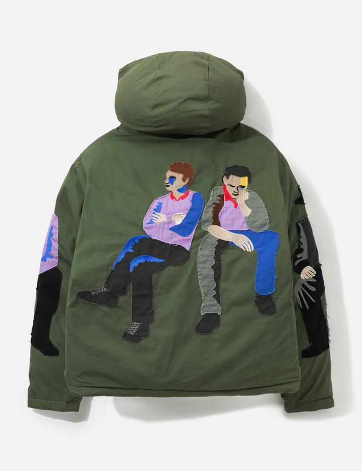 KidSuper Subway Car Patchwork Puffer