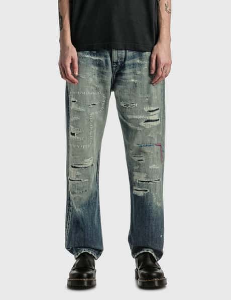 T By Alexander Wang - Contrast Waistband Jeans  HBX - Globally Curated  Fashion and Lifestyle by Hypebeast