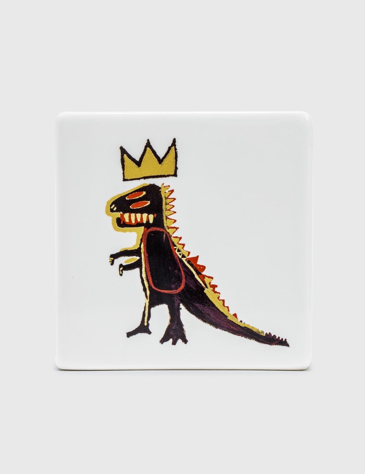 Jean Michel Basquiat Gold Dragon Square Candle Placeholder Image